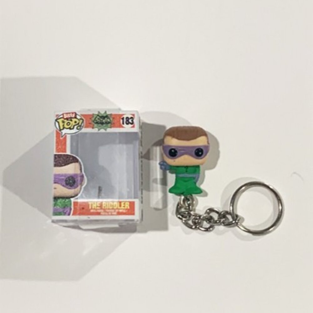 DC Bitty Pop Keychain – The Riddler | Mini Funko Pop Collectible - Picture 3 of 8